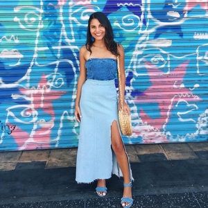 denim skirt